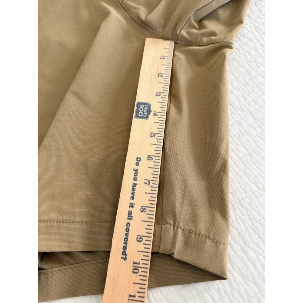 Banana Republic Core Temp‎ Khaki Tan Ripstop Shorts Mens 36 Elastic Back Stretch